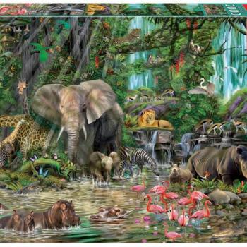 Educa Puzzle African Jungle 2000 db 16013 színes kép