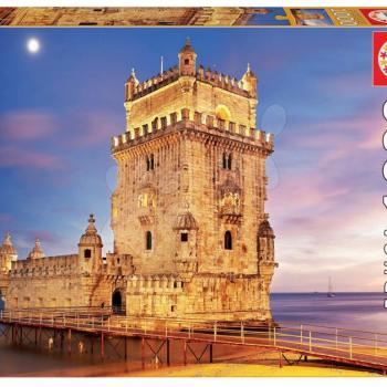 Educa puzzle Belem Tower, Lisbon 1000 darabos és fix ragasztó 17195 kép