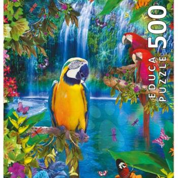 Educa Puzzle Genuine Bird Tropical Land 500 db 15512 színes kép