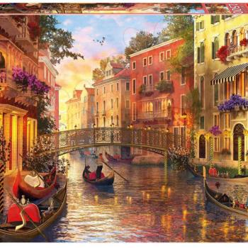 Educa puzzle Genuine Sunset in Venice 1500 rész 17124 kép
