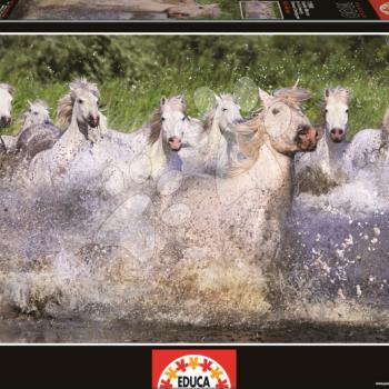 Educa Puzzle Genuine White Camargue Horses 1000 db 15988 színes kép