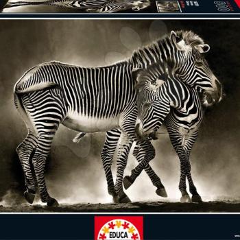 Educa Puzzle Genuine Zebrák 500 db 16359 fekete-fehér kép