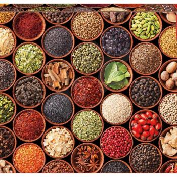 Educa puzzle Herbs and spices 1500 darabos és fix ragasztó 17666 kép