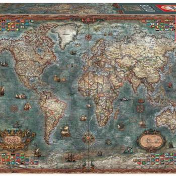 Educa puzzle Historical World Map 8000 darabos 18017 kép