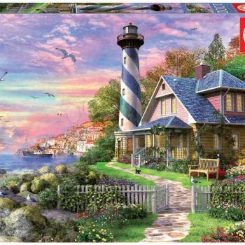Educa puzzle Lighthouse at Rock Bay 1000 darabos és fix ragasztó 17740 kép