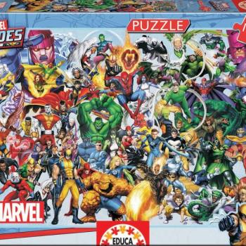 Educa Puzzle Marvel Heroes 1000 db 15193 színes kép