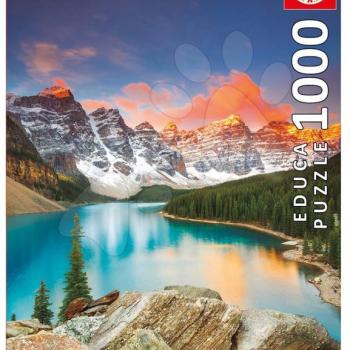 Educa puzzle Moraine Lake, Banff national park Canada 1000 darabos és fix ragasztó 17739 kép
