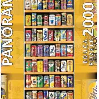 Educa Puzzle Panorama Soft Cans 2000 db 11053 színes kép
