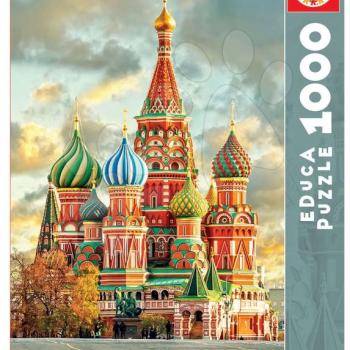 Educa puzzle St Basil's Cathedral Moscow 1000 darabos és fix ragasztó 17998 kép