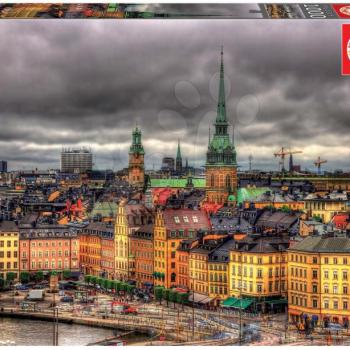 Educa puzzle Views of Stockholm 1000 darabos és fix ragasztó 17664 kép