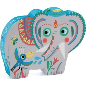 Elefántok - Puzzle 24 db-os - Haathee, Asian elephant,24 pcs. - Djeco kép