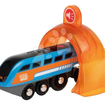 Elektronikus mozdony hangrögzítési funkcióval Smart Tech Sound Record & Play Engine BRIO fénnyel és alkalmazáshoz csatlakoztatható interaktív alagúttal 3 évtől BRIO9710 kép