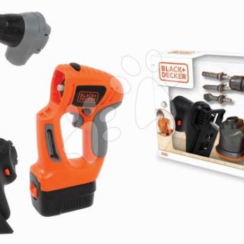 Elektronikus szerszám EVO Black&Decker Smoby fúrófejekkel dekopírfűrésszel csiszolóval és fúróval 3 évtől kép