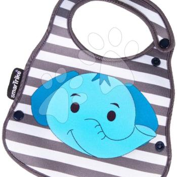 Előke és cumisüvegtartó Elefánt Baby Bib & Bottle Holder toTs-smarTrike kék 0 hó-tól kép