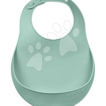 Előke Silicone Bib Beaba Sage Green puha szilikonból gombokkal zöld 4 hó-tól kép