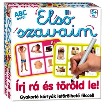 Első szavaim-írj rá és töröld le-fejlesztő kártyák (BBJ) kép