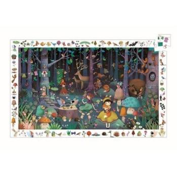 Enchanted Forest - megfigyelő puzzle 100db - Djeco kép