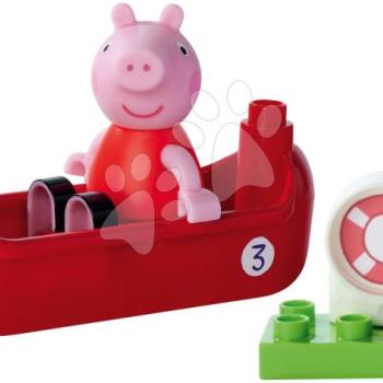 Építőjáták Peppa Pig Starter Set PlayBig Bloxx BIG figura csónakkal 1,5-5 évesnek kép