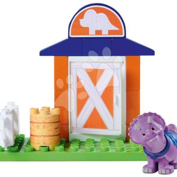 Építőjáték Dino Ranch Tango Basic Set PlayBig Bloxx BIG dínó figurával istállóban 16 darabos 1,5-5 éves korosztálynak kép