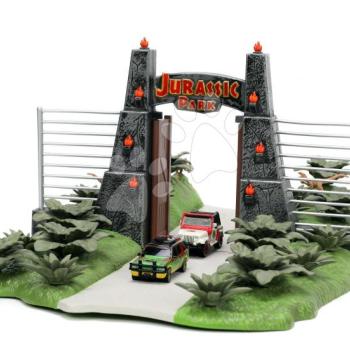 Építőjáték Jurassic World Nano Scene Jada 2 fém kisautóval hosszuk 4 cm kép