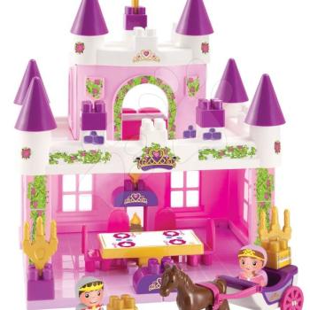 Építőjáték kastély hercegnővel Abrick Écoiffier és herceggel hintón és bútorok 18 hó-tól kép