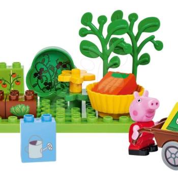 Épitőjáték Peppa Pig Basic Sets II. PlayBIG Bloxx figurával a kertben 1,5-5 évesnek kép