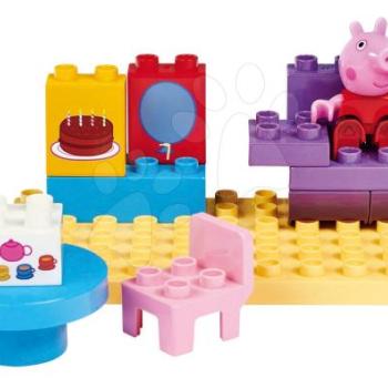 Épitőjáték Peppa Pig Basic Sets II. PlayBIG Bloxx figurával a konyhában 1,5-5 évesnek kép