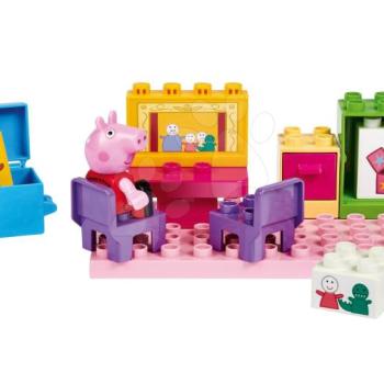 Épitőjáték Peppa Pig Basic Sets II. PlayBIG Bloxx figurával a szobában 1,5-5 évesnek kép