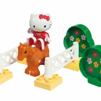 Építőjáték PlayBIG Bloxx Starter Box BIG Hello Kitty a lovaspályán lovacskán 1,5-5 évesnek kép