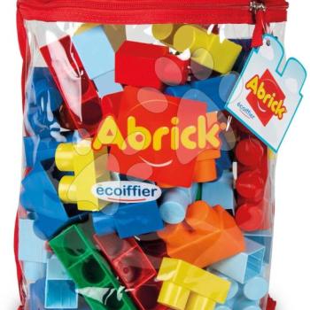 Építőjáték táskában Abrick Les Maxi Écoiffier 60 drb nagy kocka 12 hó-tól kép
