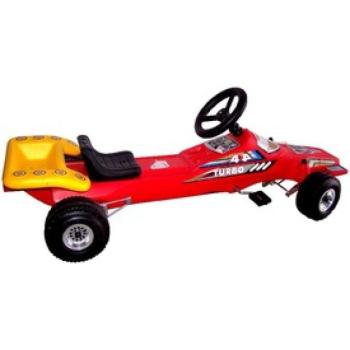 F1 lábbal hajtós fém gokart kép