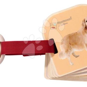 Fa állatkás képeskönyv Montessori Picture Book Eichhorn 12 oldal akasztógyűrűvel 12 hó-tól kép