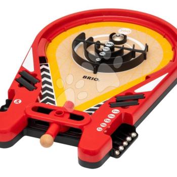 Fa célbalövő játék Trickshot Game BRIO piros 5 fémgolyóval 6 évtől BRIO0808 kép