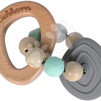 Fa csörgő Baby Pure Grasping Toy Eichhorn szilikon karikákkal 3 hó-tól EH5714 kép