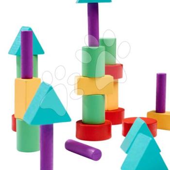 Fa egymásra pakolható kockák Staple Game Eichhorn 27 részes alátéttel kép