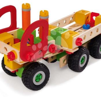 Fa építőjáték teherautó Constructor Trucks Eichhorn 4 modell 135 darabos 5 évtől kép