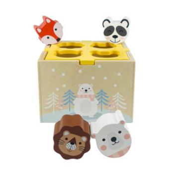 Fa formaegyeztetős kocka kép