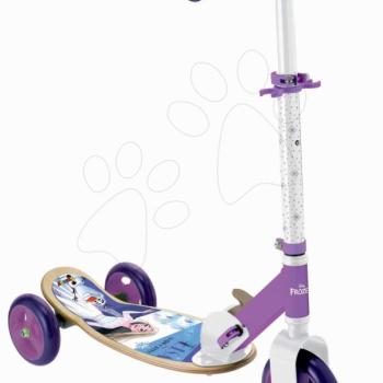 Fa háromkerekű roller Frozen Wheels Foldable Scooter Smoby összecsukható magasságilag állítható csúszásmentes halk kép