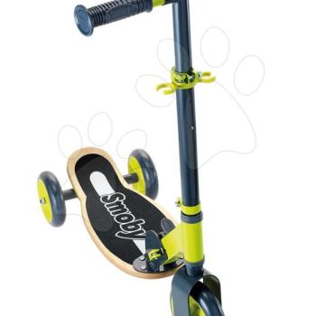 Fa háromkerekű roller Wooden Scooter Smoby összecsukható és magasságilag állítható 3 évtől kép