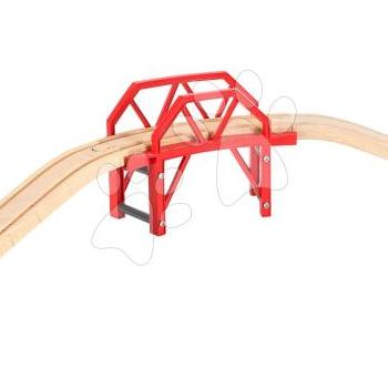 Fa híd kanyarral Curved Bridge BRIO 4 részes 3 évtől BRIO6993 kép