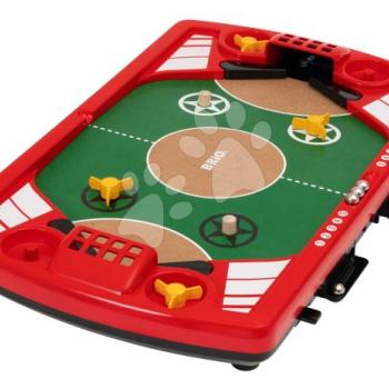 Fa kétszemélyes játék Pinball Challenge BRIO piros 5 fémgolyóval és 2 kapuval 6 évtől BRIO0198 kép