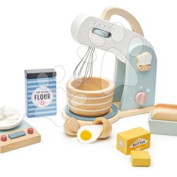 Fa konyhai robotgép Home baking set Tender Leaf Toys mérleggel, tállal és élelmiszerrel kép