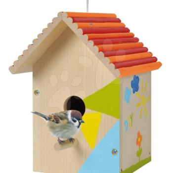 Fa madáretető Outdoor Birdhouse Eichhorn Rakd össze és fesd ki - ecsettel és festékekkel 6 évtől kép