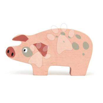 Fa malacka Pig Tender Leaf Toys  kép