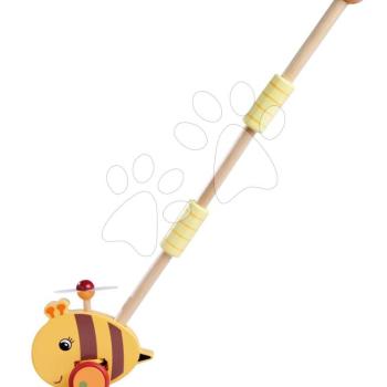 Fa méhecske Push Bee with Stick Eichhorn tologatóbottal hossza 50 cm 12 hó-tól EH6804 kép