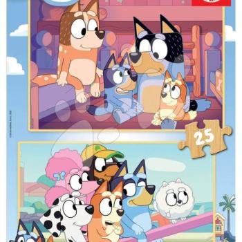 Fa puzzle Bluey Educa 2x25 darabos kép