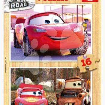Fa puzzle Cars on the Road Educa 2x16 darabos 3 évtől kép