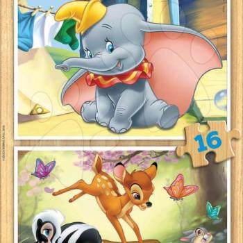 Fa puzzle Disney Állatkák Dumbo Educa 2x16 darabos kép