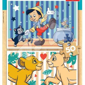 Fa puzzle Disney Classics Educa 2x50 darabos kép