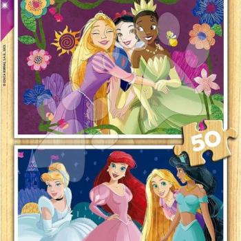 Fa puzzle Disney Princess Educa 2x50 darabos 4 évtől kép